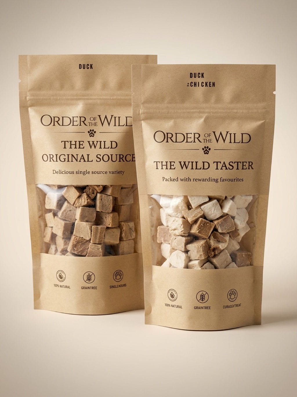 Natural Dog Training Treat Pouches | 100g