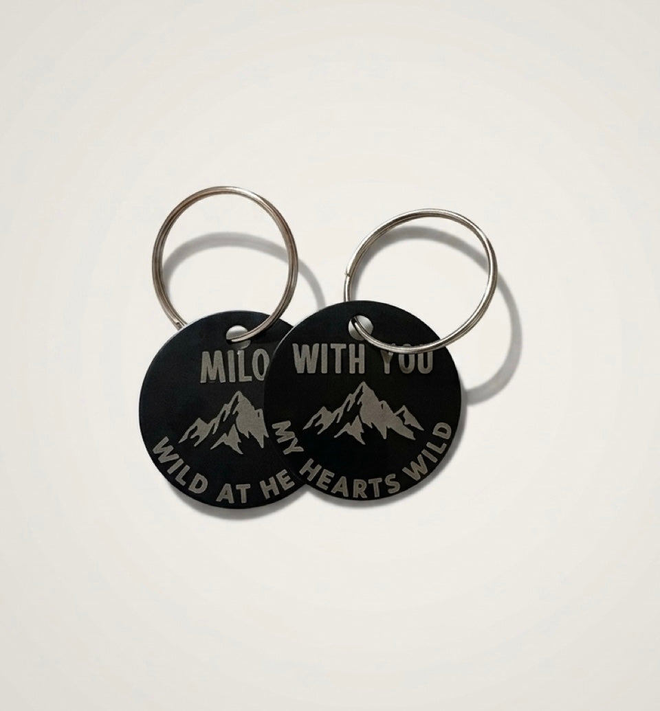 Companion keepsake tags l Matching dog tag set